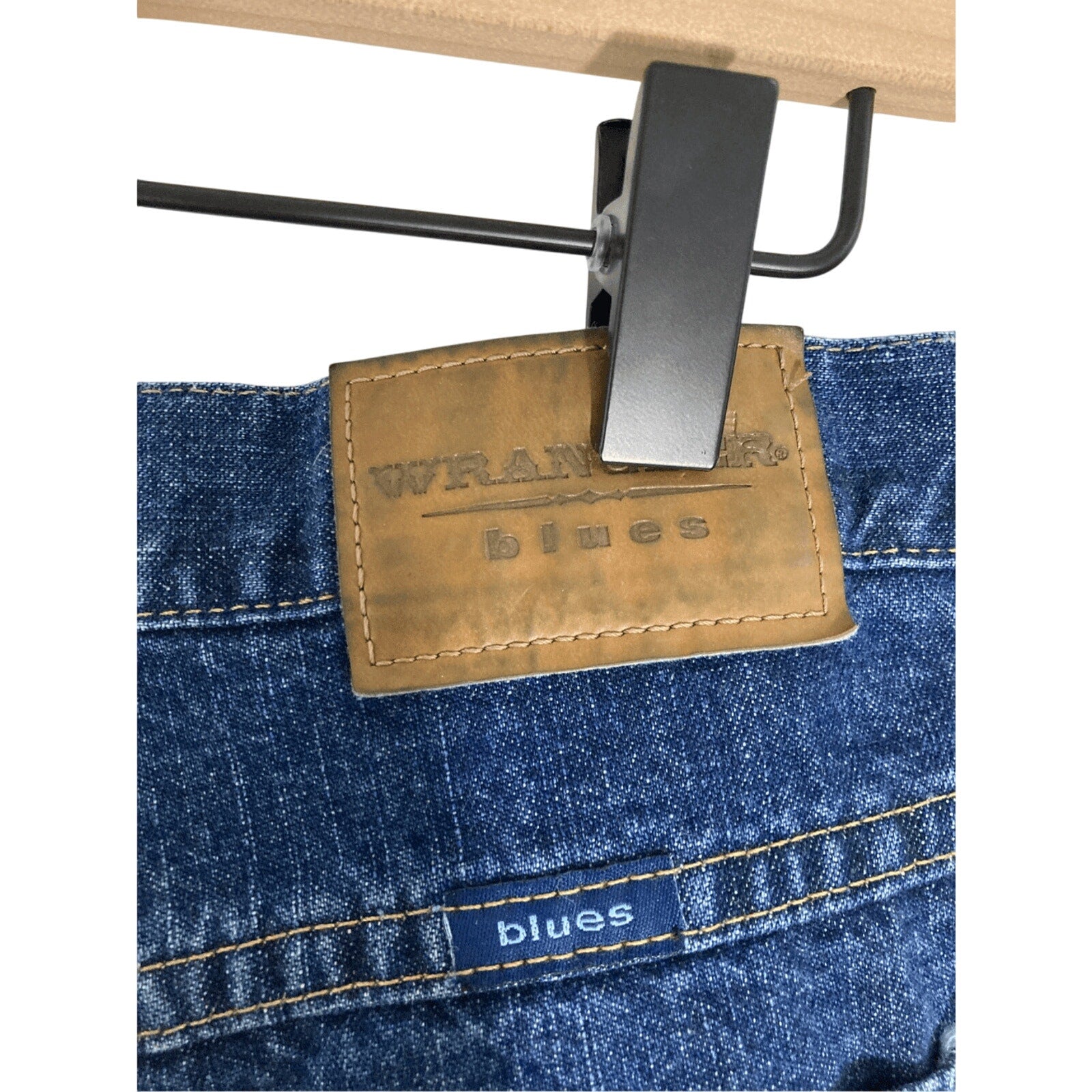 Wrangler Blues Women's Sz 10 Tall Bootcut Denim Straight Leg Relaxed Dad Jeans
