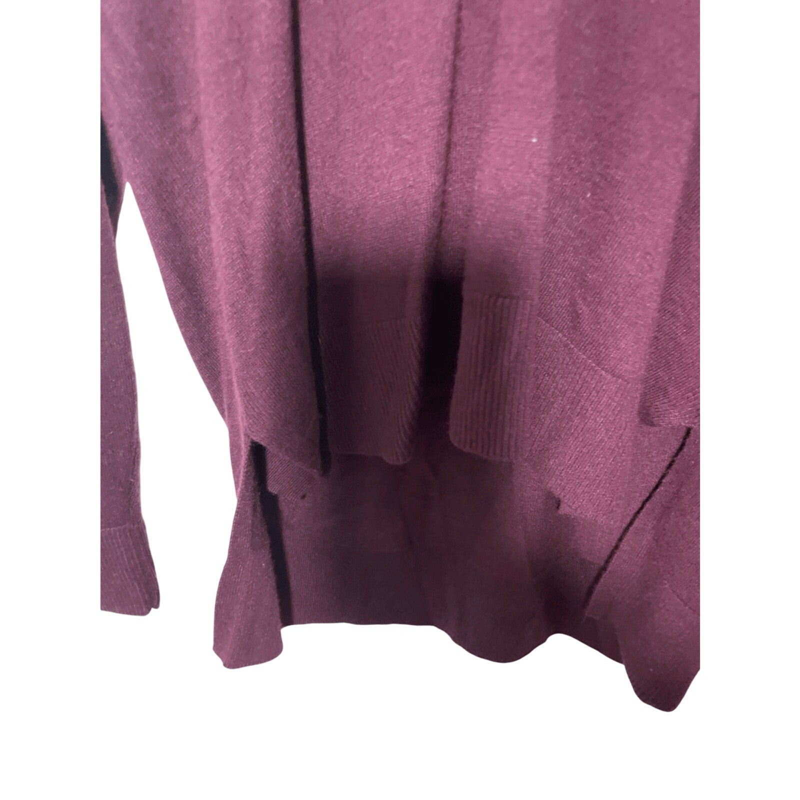 Revolve Chelsea 28 Sweater Cashmere Soft V-Neck Purple XS