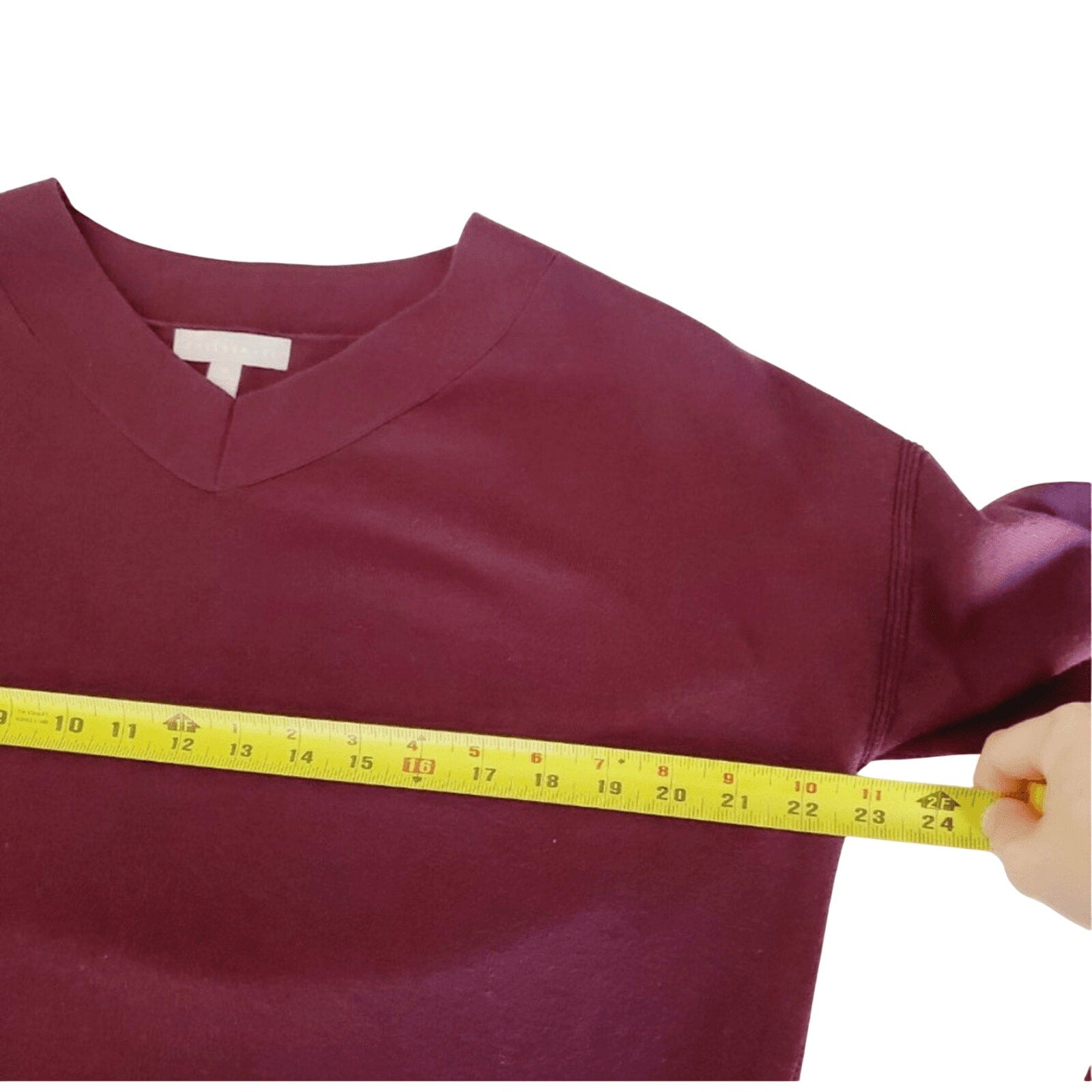 Revolve Chelsea 28 Sweater Cashmere Soft V-Neck Purple XS