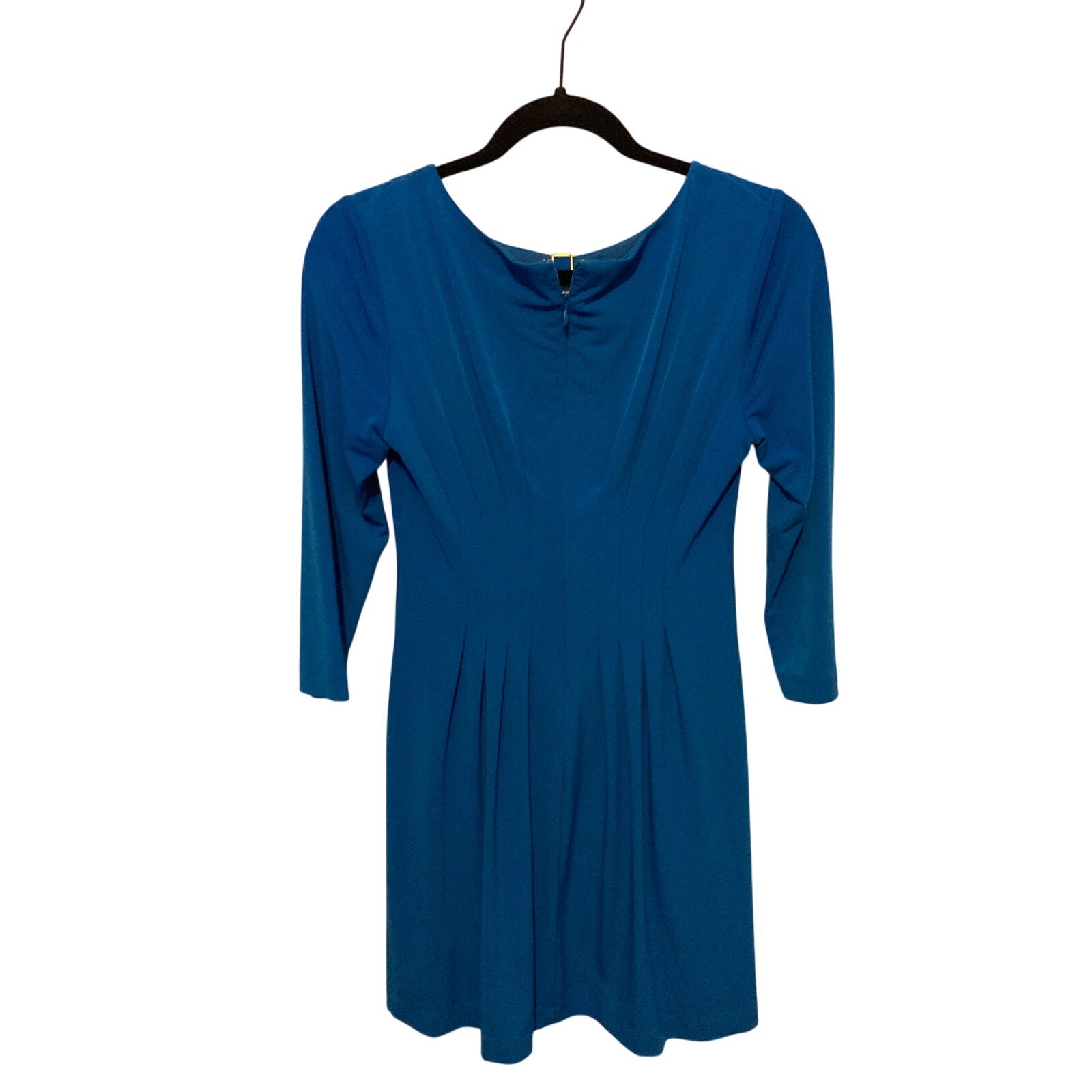 Tahari Petite Peephole Women's Pleated Wrap Dress Modest Special Occasion Mini