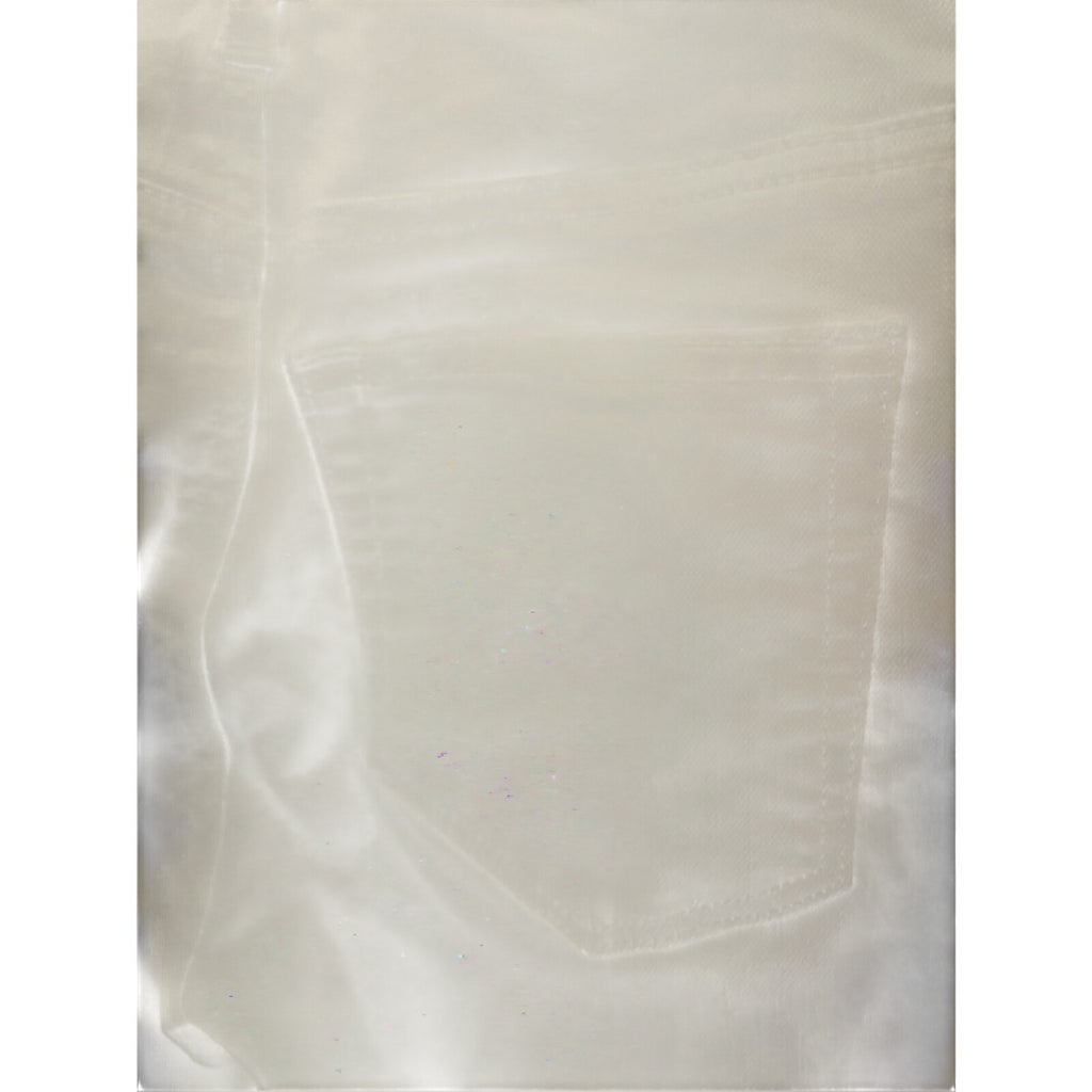 Ann Taylor Loft White Skinny Jeans Womens 24 High Rise Cropped Western Stripe
