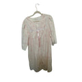 Barbizon Women's Pink Floral Barbie Satin Nightgown Coquette Dainty Victorian M