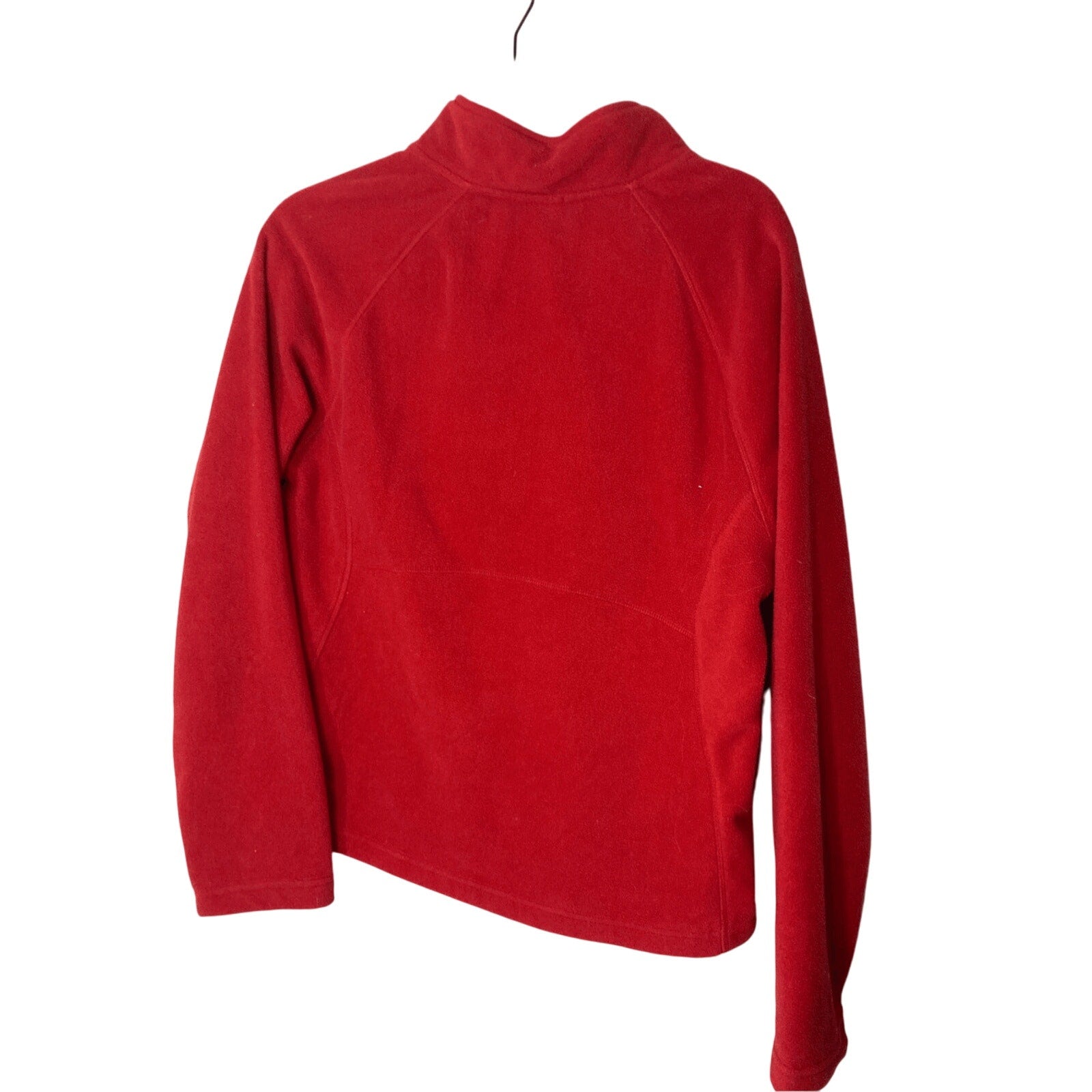 Merona Red Large Cabincore Hiking Gorp Women's Fleece Full Zip Jacket
