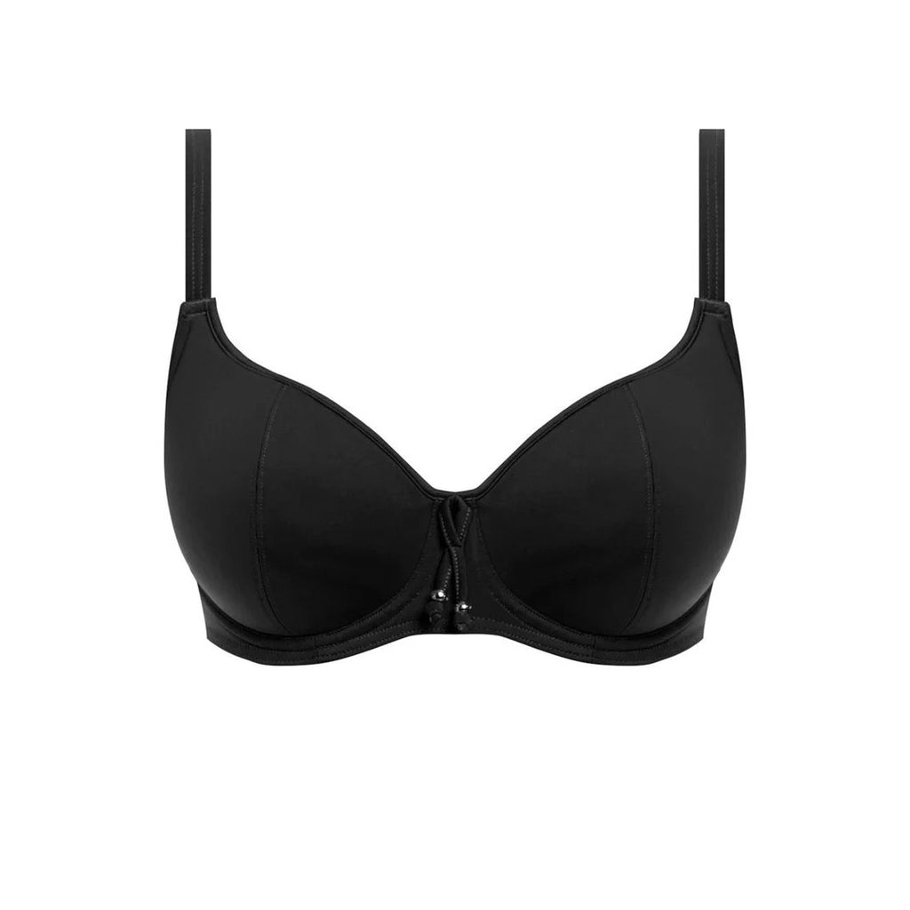 Freya Remix Sweetheart Padded Bikini Top Black 30H Luxury Swim Euro Summer