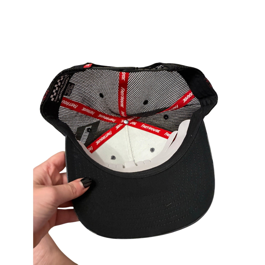 Fasthouse Forge Hat Camo Snapback Trucker Mesh Back Racing Cap NWT Streetwear