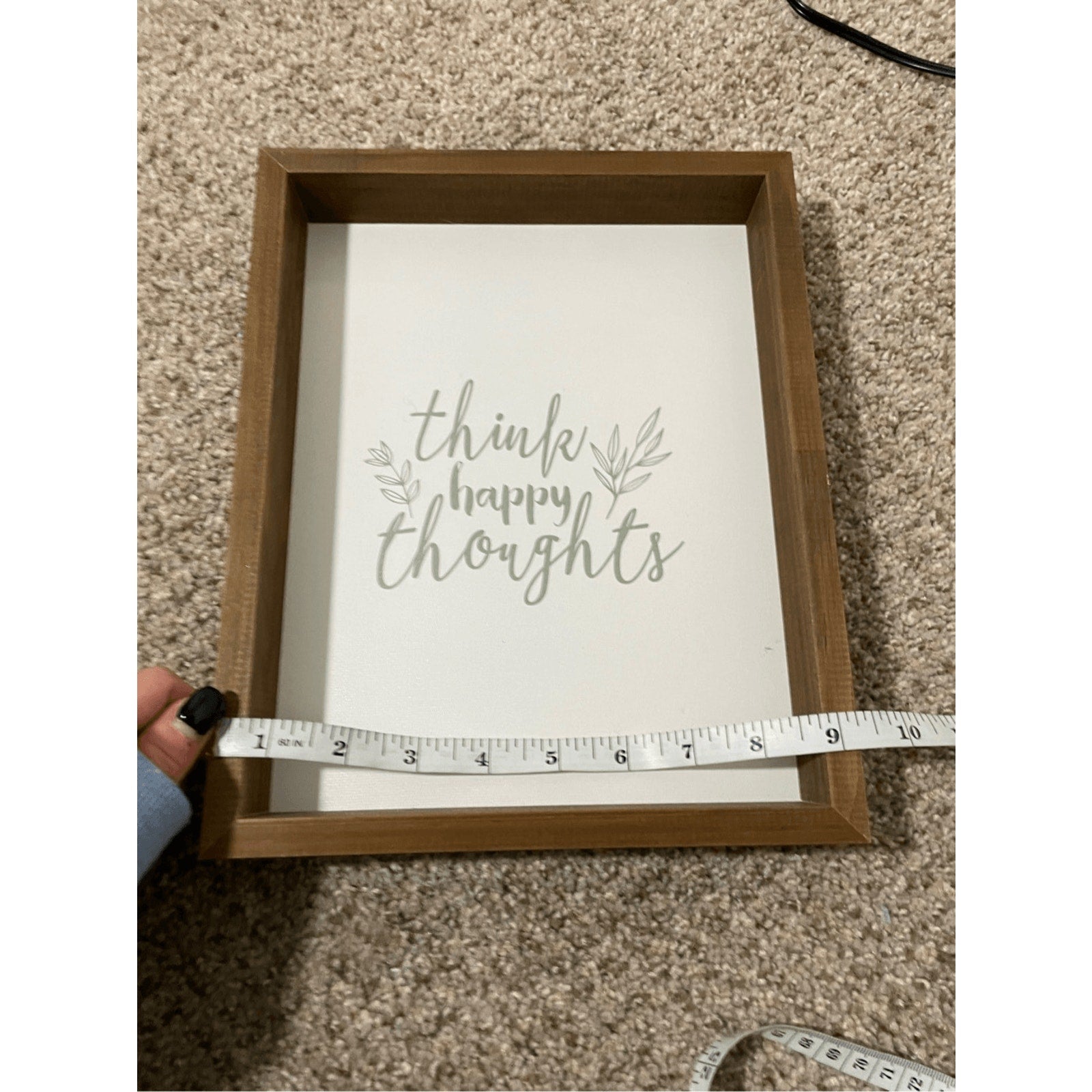 Set of 2 Hobby Lobby Positive Thoughts Positivity Home Decor Signs