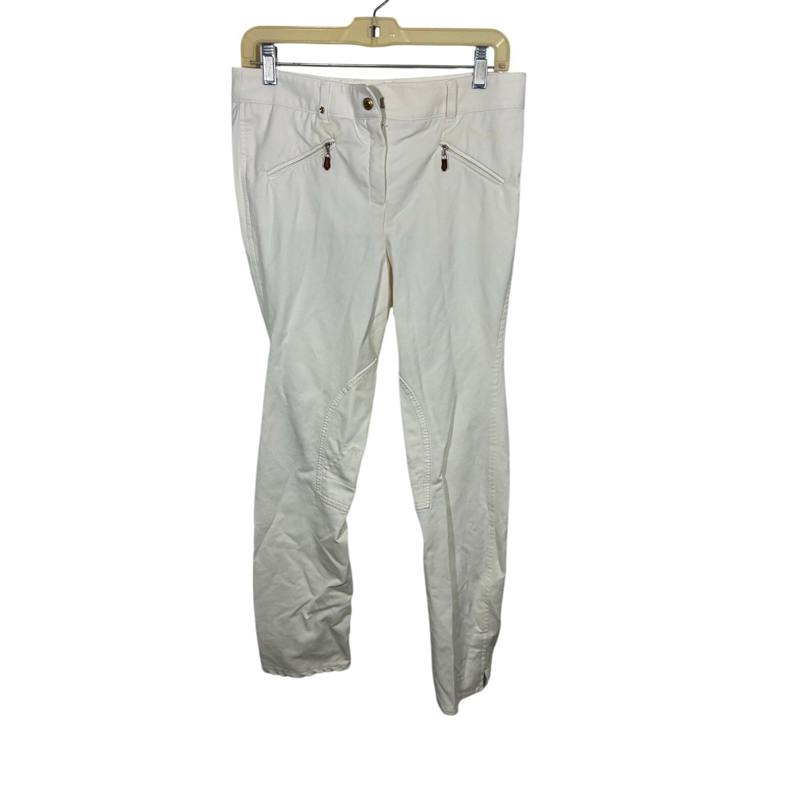 Pamela Henson Heritage Collection Soho White Equestrian Riding Pants Stained 10
