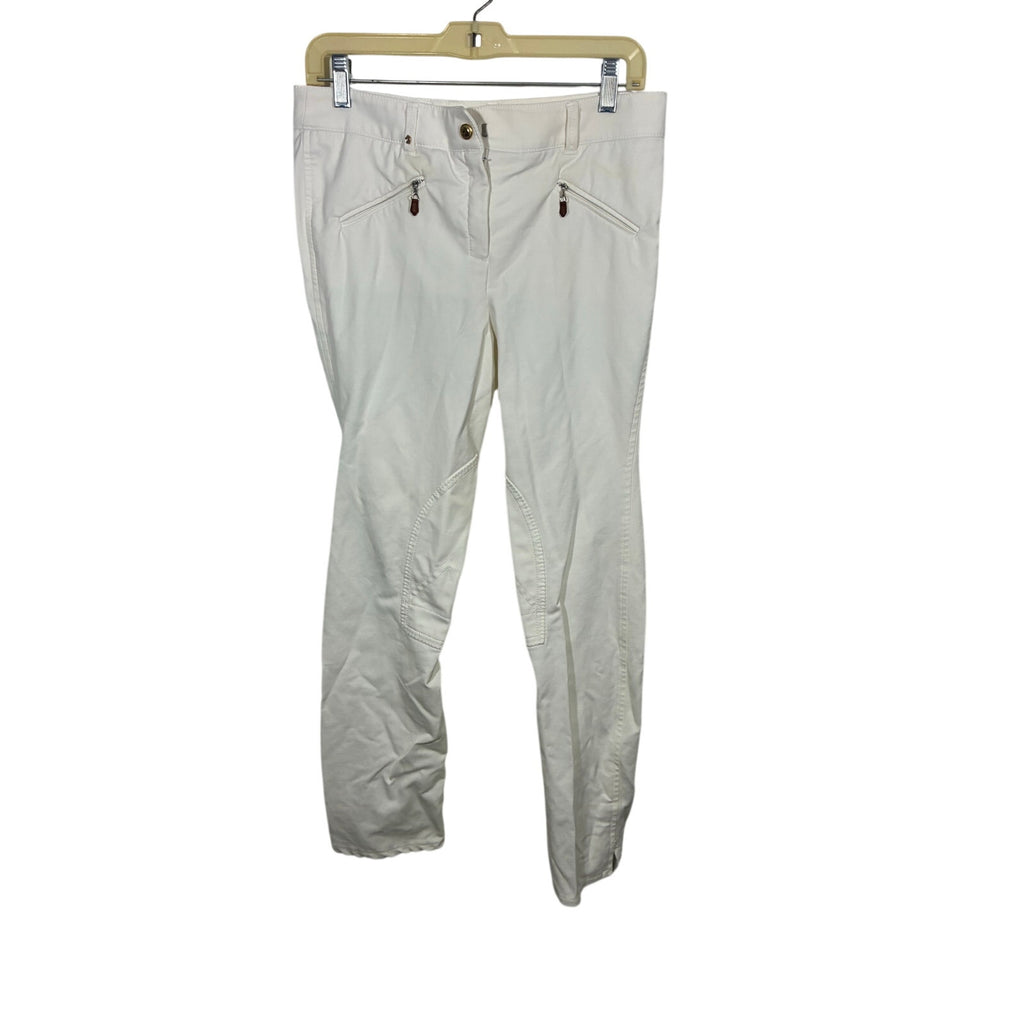 Pamela Henson Heritage Collection Soho White Equestrian Riding Pants Stained 10