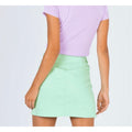 Princess Polly Asymmetrical Mint Green Denim Brandy Y2K Mini Skirt 4