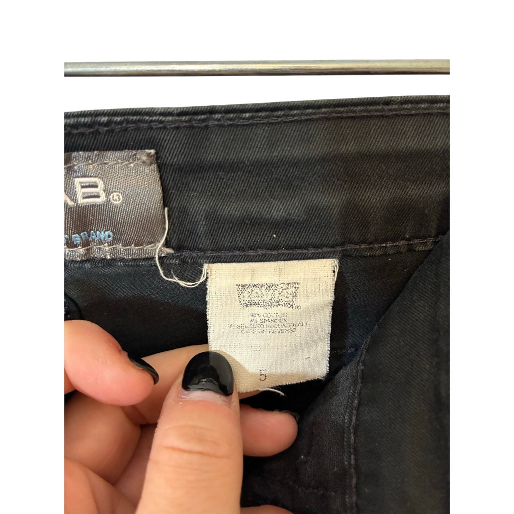 Levi’s SilverTab Black Denim Shorts Women’s Size 5/27 Y2K Stretch Low Rise