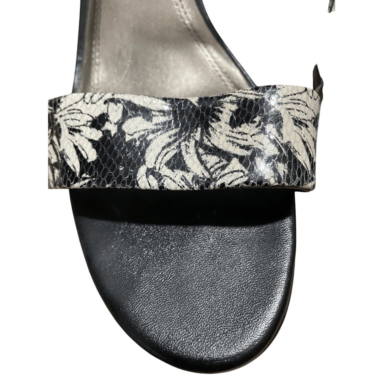 Elie Tahari Floral Printed Open Toe Garance Sandal Heels Boho Cruise Summer 10