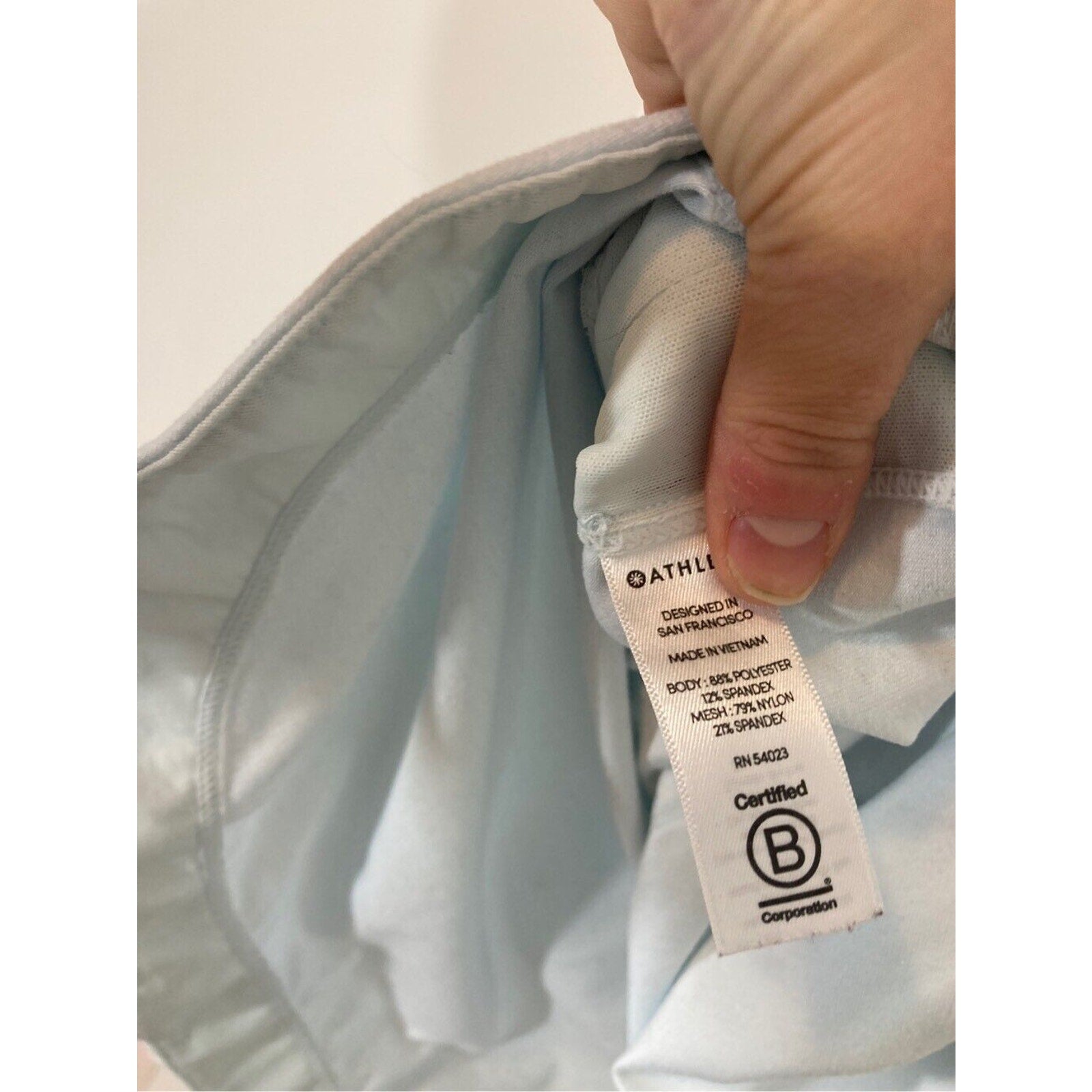 Athleta Baby Blue Pastel Babycore Light Knit Cotton Pullover