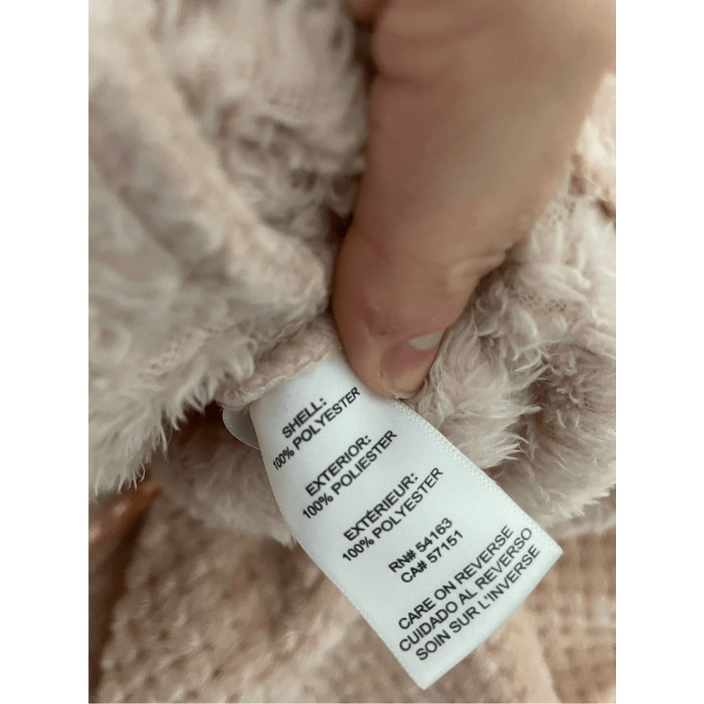 Calvin Klein Women's Suede Plush Blush Pink Vest Soft Girl Slavic Winter Russian