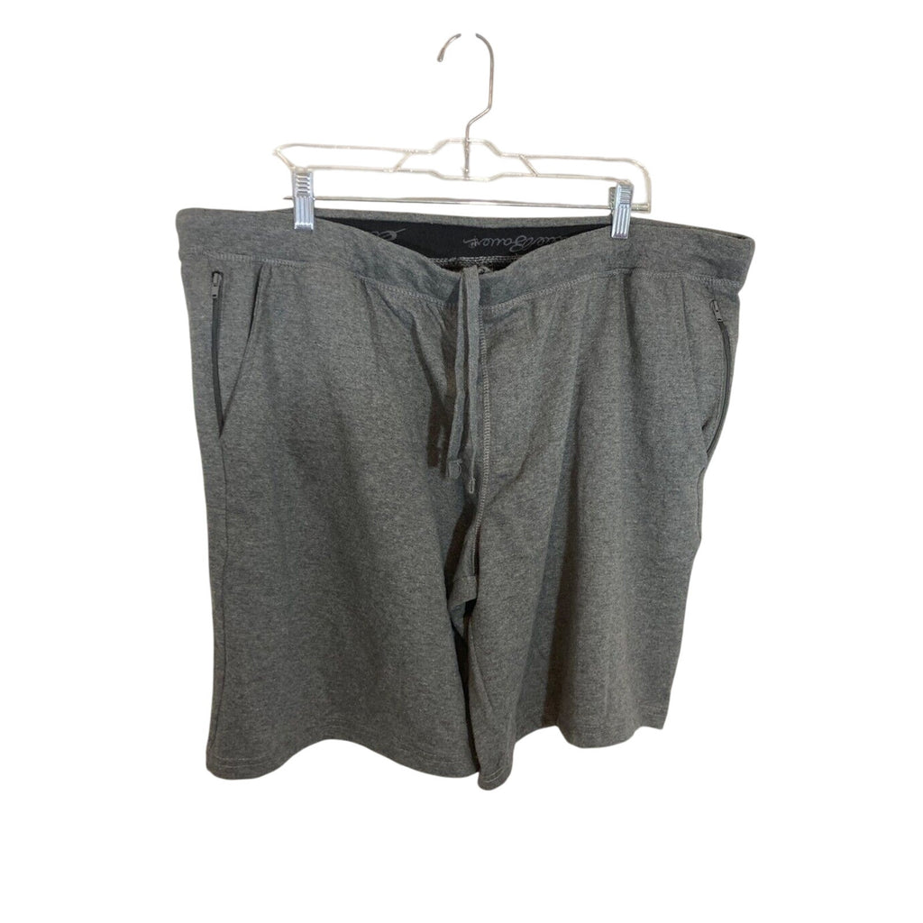 Eddie Bauer Men's XL Dark Charcoal Grey Sweat Casual Athletic Shorts