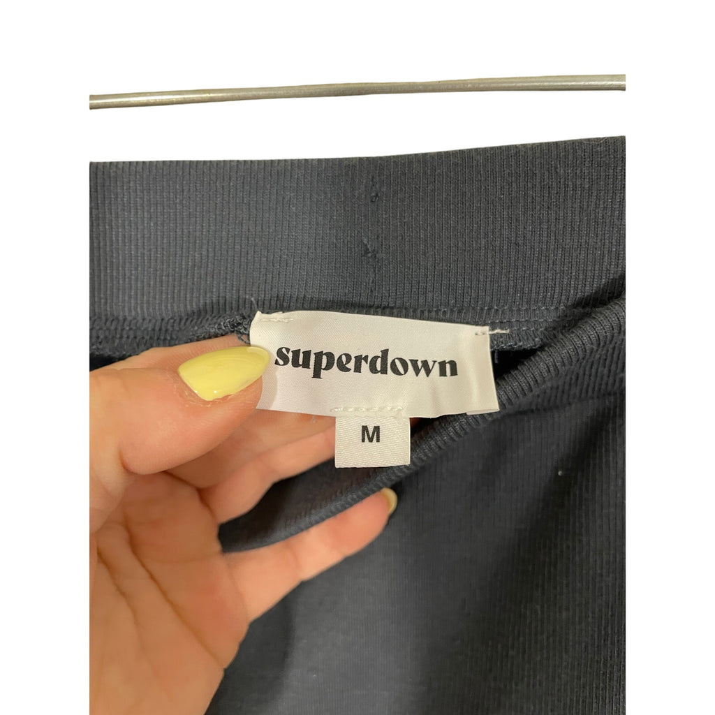 Superdown Casual Blue Gray Loungewear Pants M Relaxed