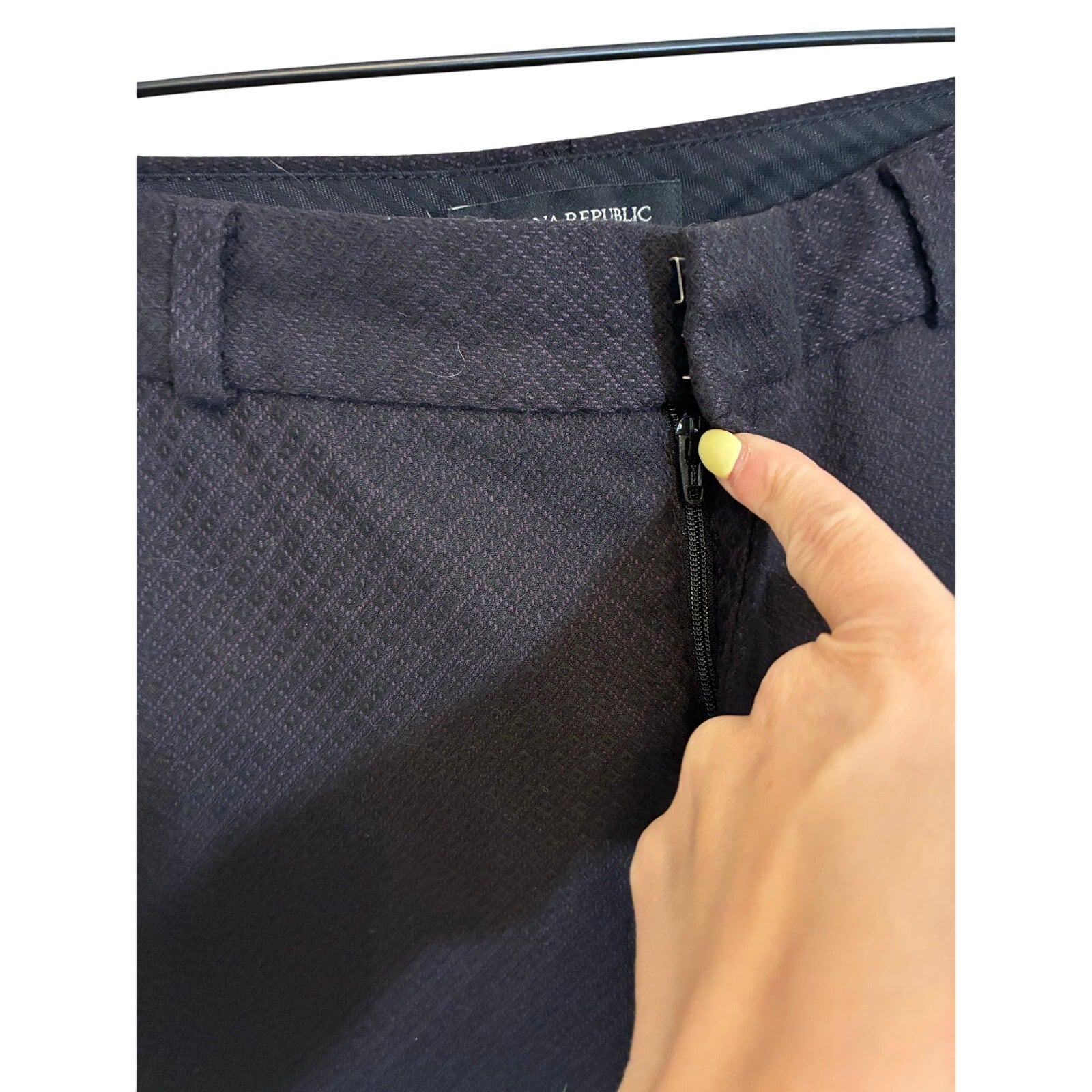 Banana Republic Women's Hampton Pant Black Sz 2 Corporate Career Business Work