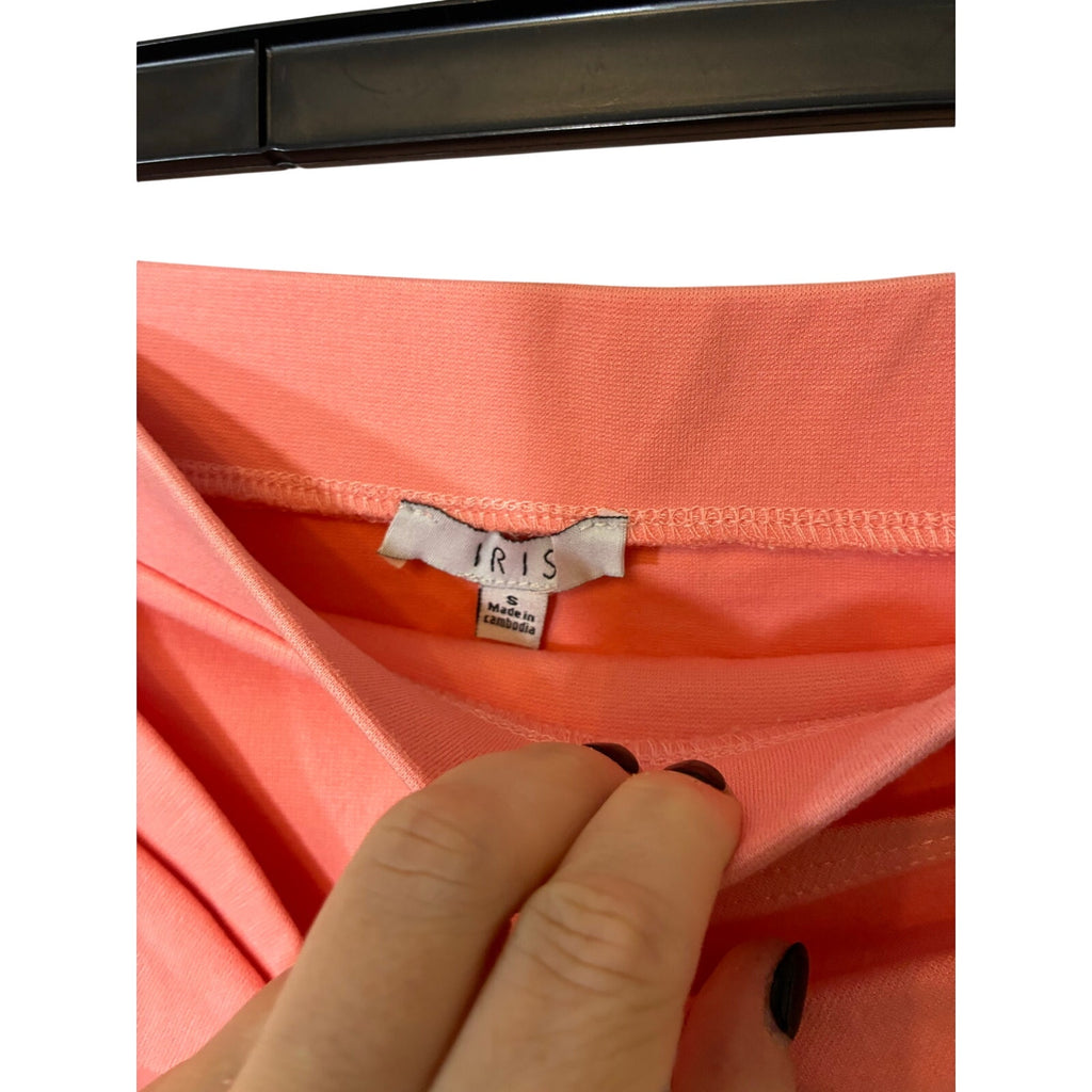 Iris Pink Twist Front Pencil Skirt Women’s Small Corpcore Preppy Minimalist