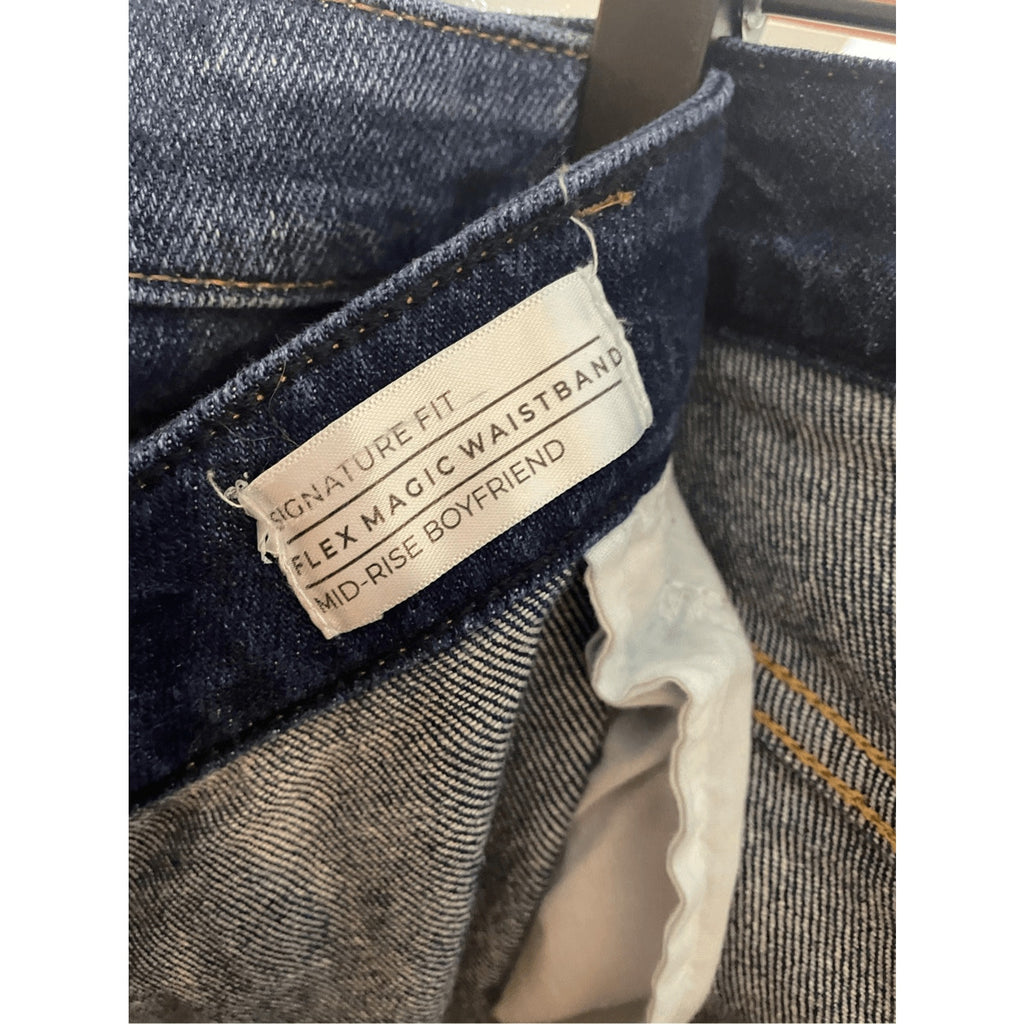 Lane Bryant Midrise Signature Fit Dark Wash Jeans Sz 20 Denim Plus Size Comfy