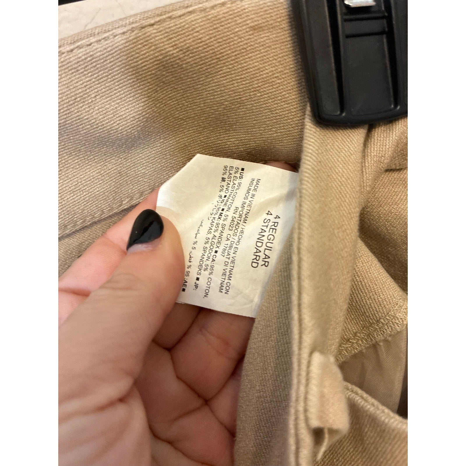 Old Navy Pixie Pants Women’s Size 4 Tan Khaki Chino Workwear Office