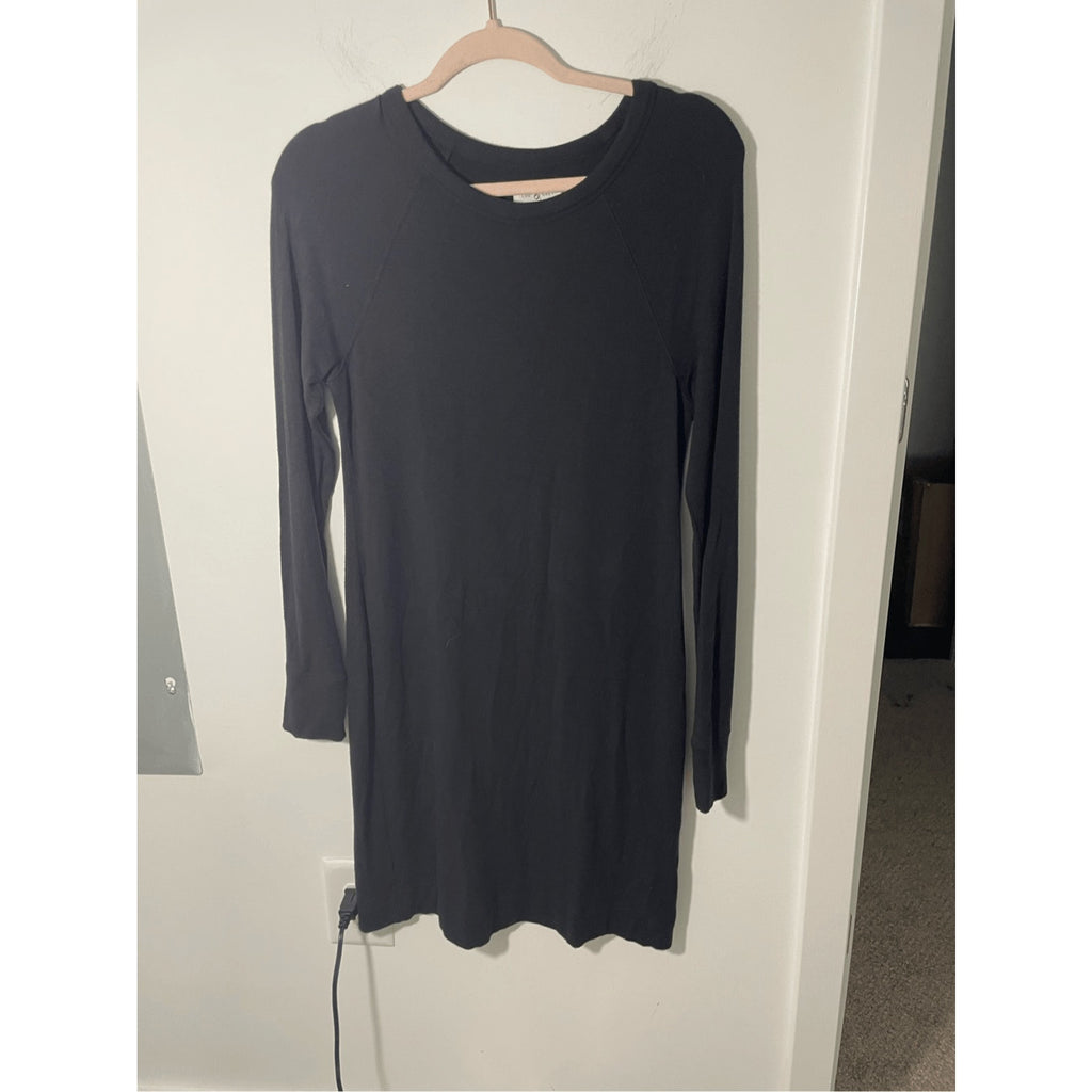 LOU & GREY Women's Long Sleeve Crew Neck Whimsy Goth Emo Punk Goth Dress S Black