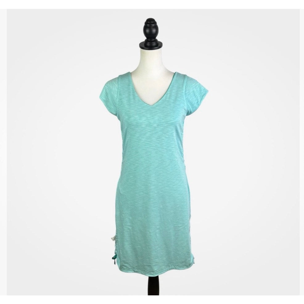 Title Nine Matahari Reversible Dress Jersey Knit Zip Lightweight Travel Outdoor