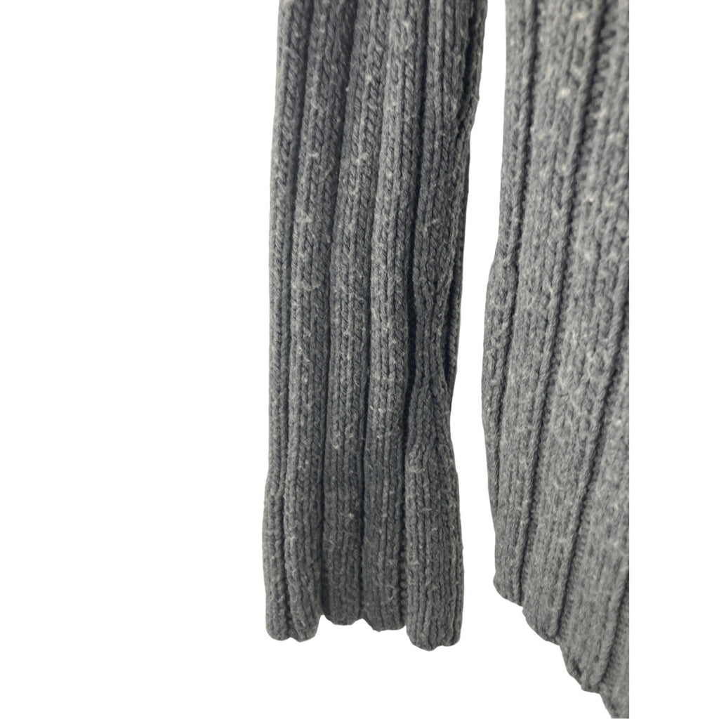 Express Women's Wool Heathered Gray Rug Carpet Patterned Texture Hoodie