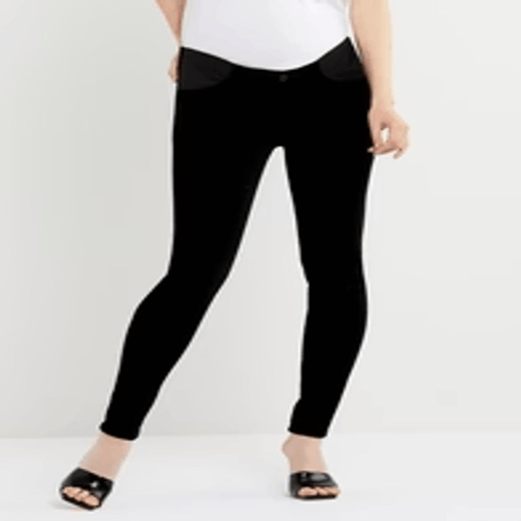 J. Brand Mama J Black Indigo Maternity Will Blend Suede Jeans Western Retro
