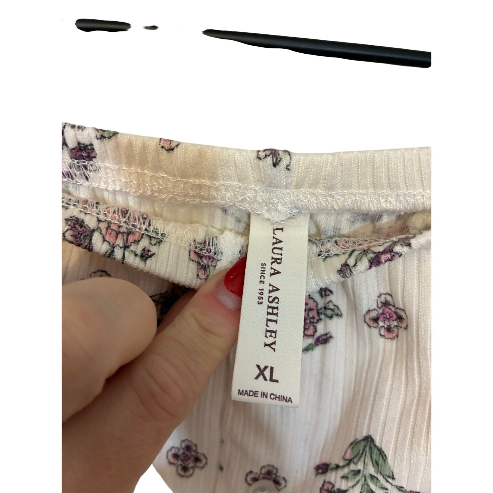 Laura Ashley PJ Dainty Intimate Shorts Dainty Floral Boho XL Coquette Cozy