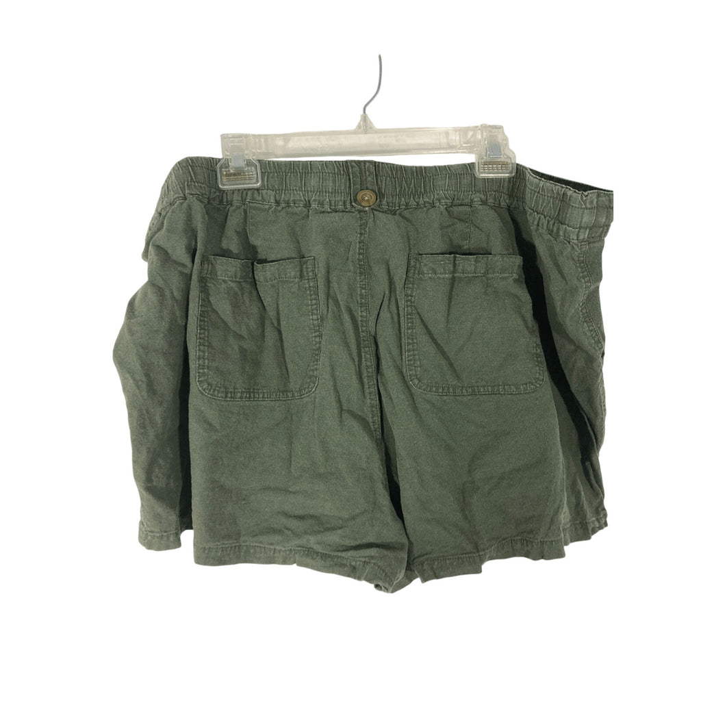Torrid SZ 22 Women's Front Tie Green Cargo Gorp Core Utility Hiking Camp Shorts
