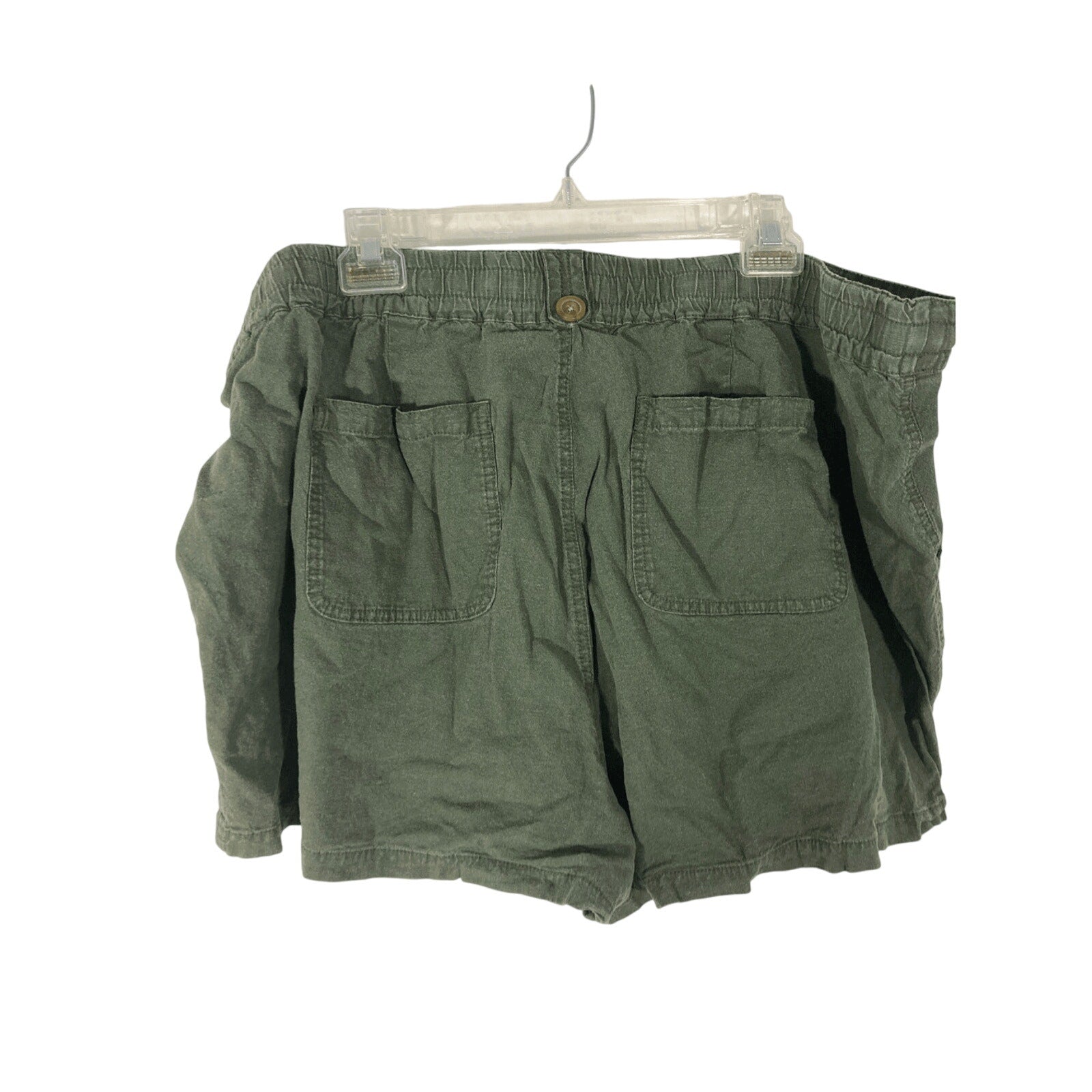 Torrid SZ 22 Women's Front Tie Green Cargo Gorp Core Utility Hiking Camp Shorts