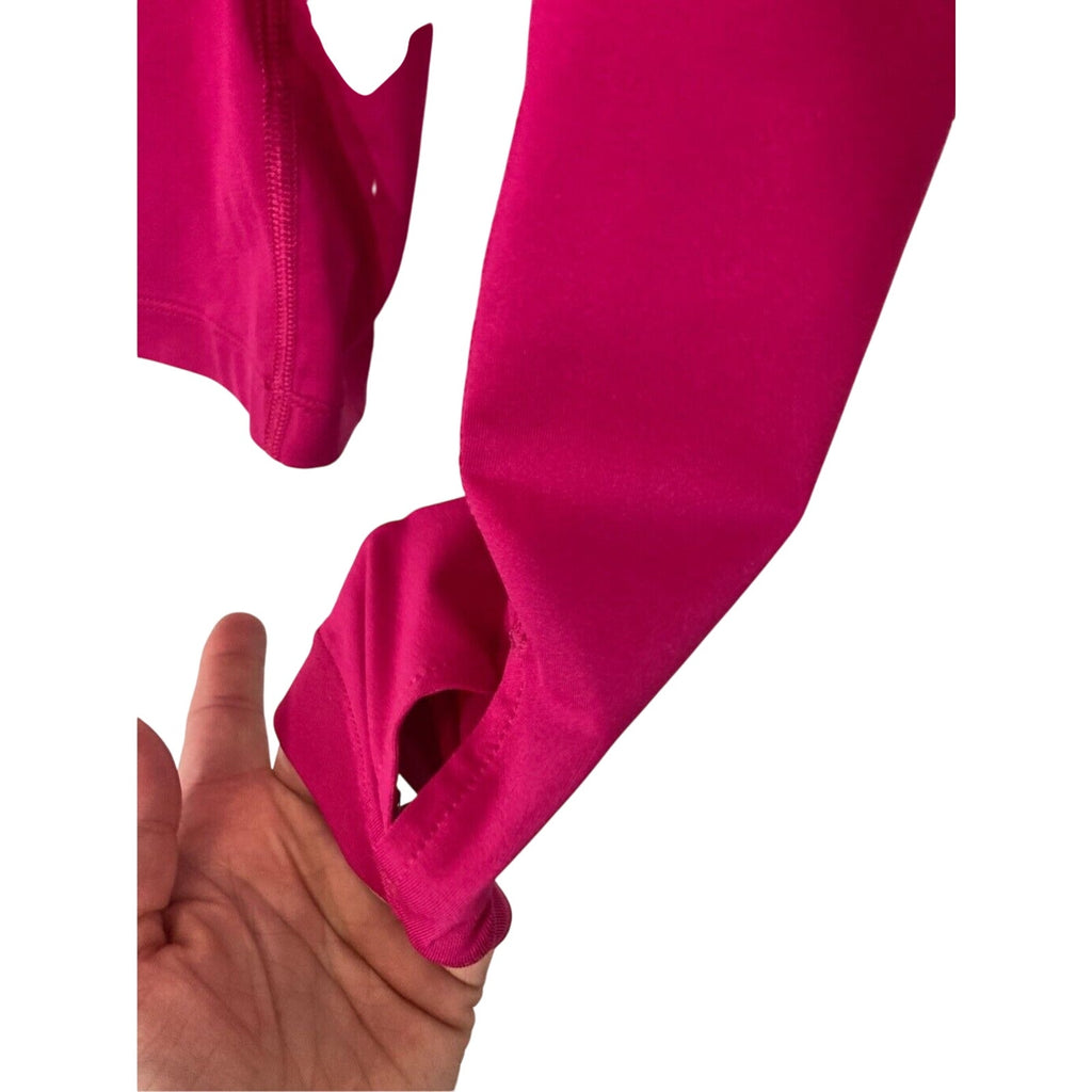 Nike Pro Women's Hot Pink Long Sleeve Quarter Zip