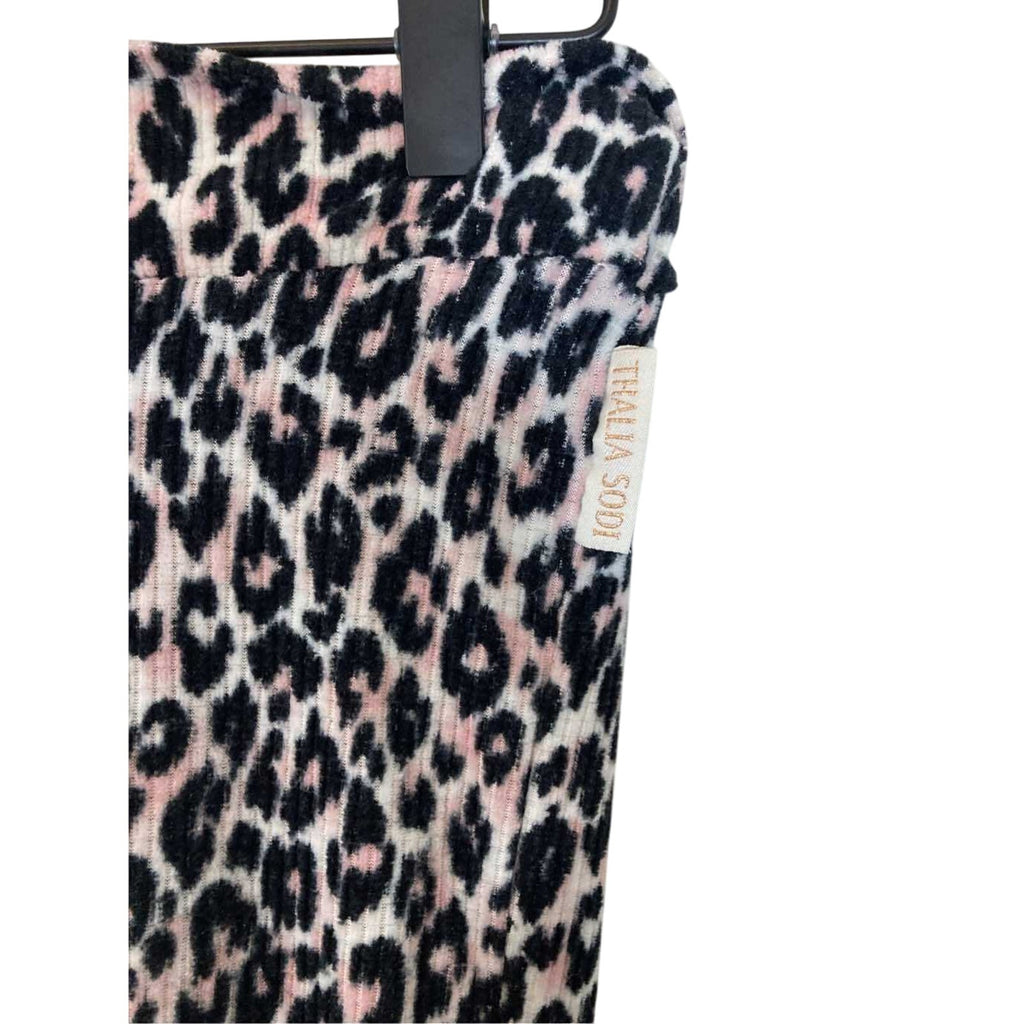 thalia sodi Cheetah Print Small Flare Tights