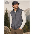 Big Sky Outfitters Men's Grey Front Zip Vest L Gorpcore Utility Outdoors Hike