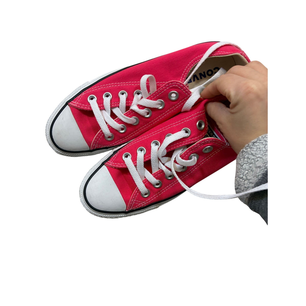 Converse Chuck Taylor All Star Low Strawberry Jam Pink Canvas Sneakers Women’s 7
