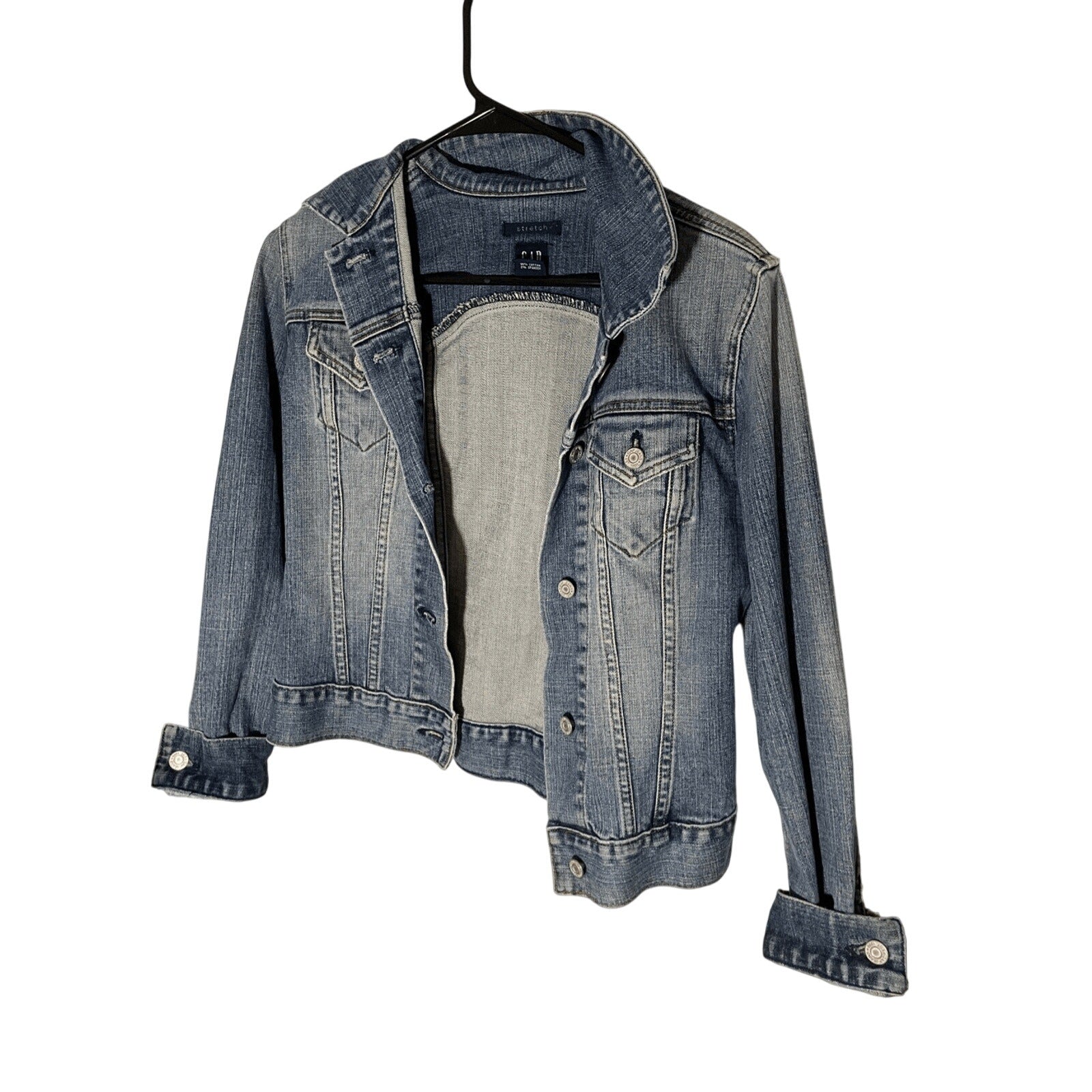 Gap Y2K Women's Trucker Denim Button Up Jacket
