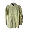 Tommy Hilfiger Men's Checkered Green Button Down  Preppy Academia Dress Shirt
