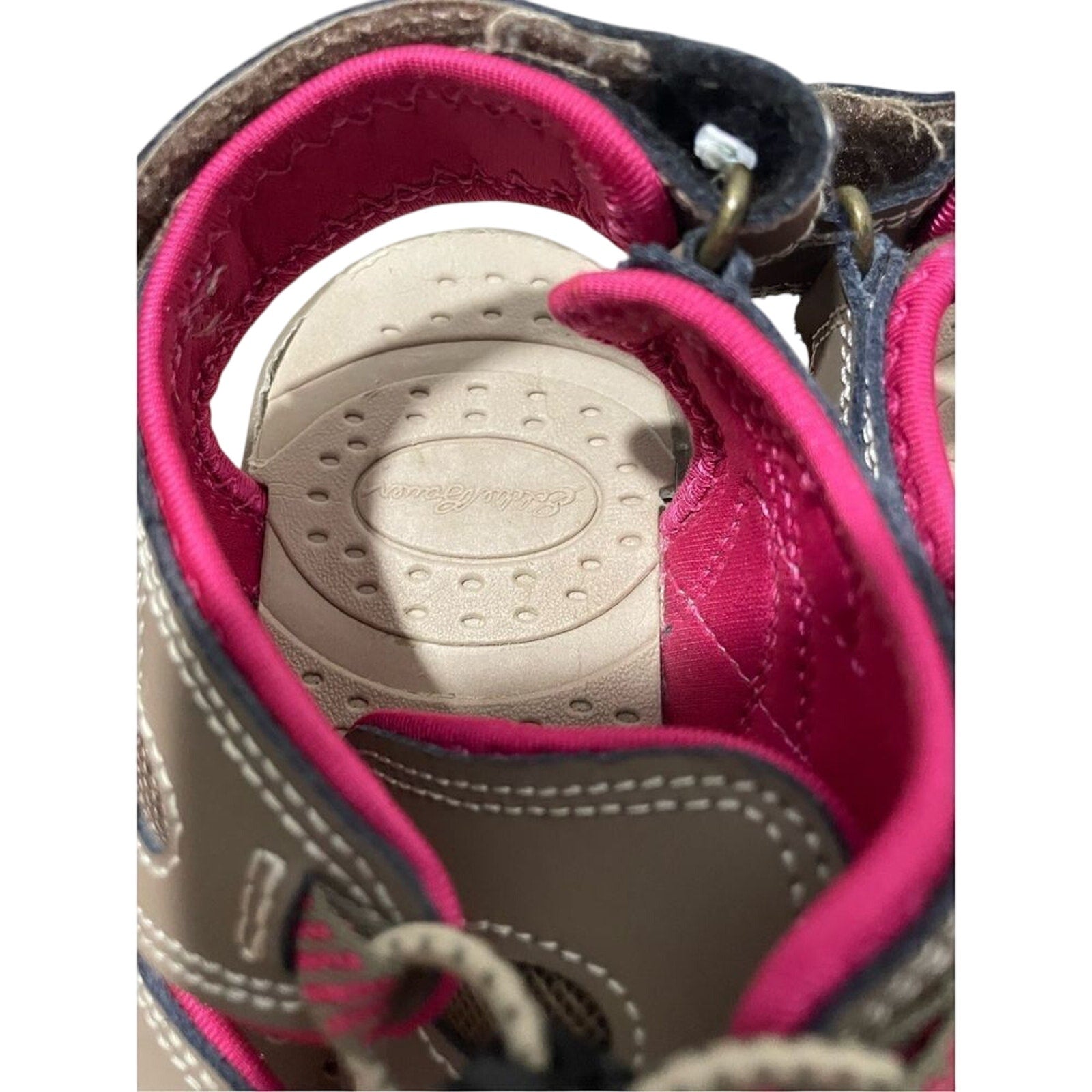 Eddie Bauer Marky Gorpcore Utility Hiking Sandal Pink Brown Closedtoe Watersport