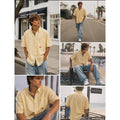 Vintage Tommy Hilfiger Y2K Yellow Button Down Shirt XL Patch Trim Coastal Preppy