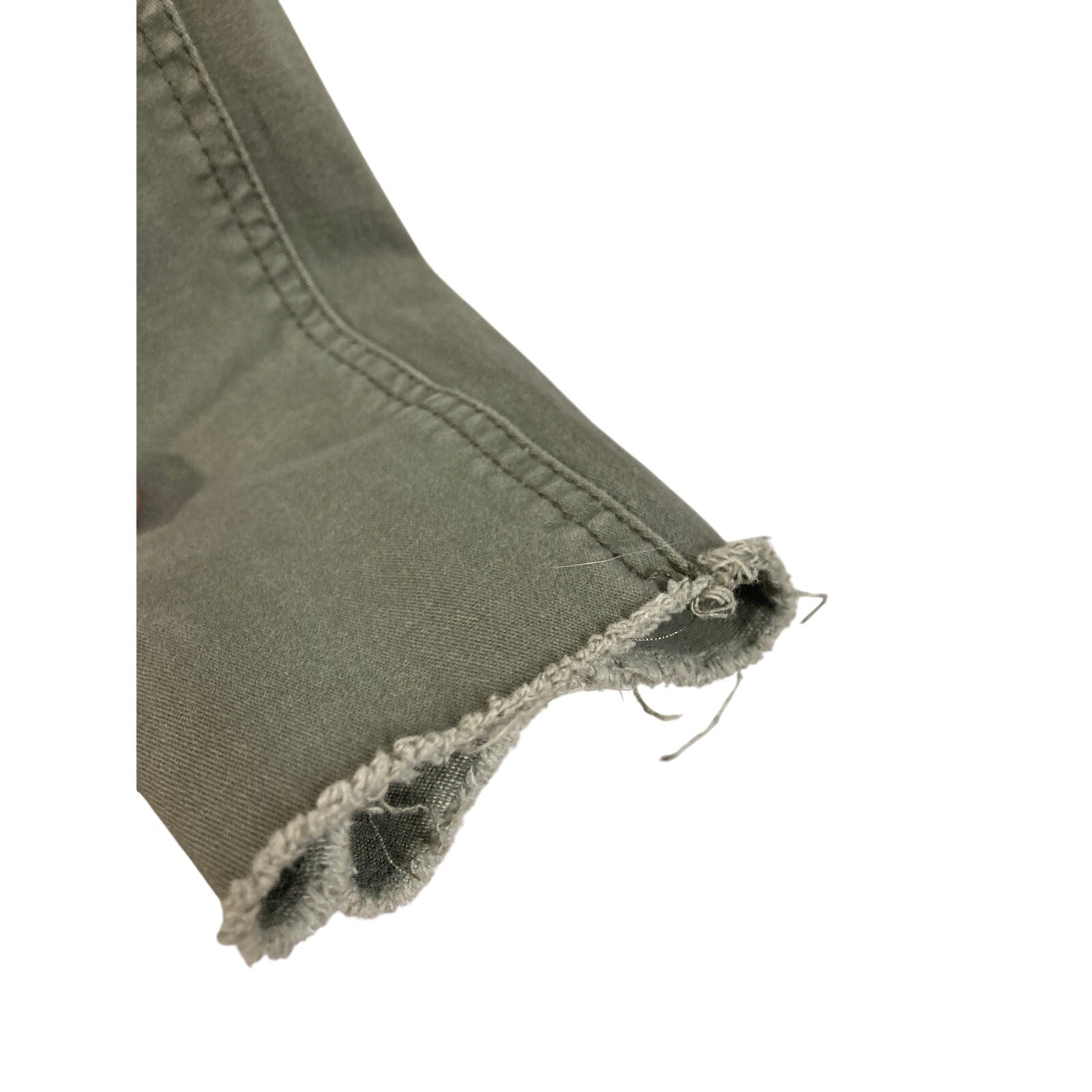Tinseltown Green Raw Hem Cotton Green Gorp Core  Utility Hiking Jeans SZ 5