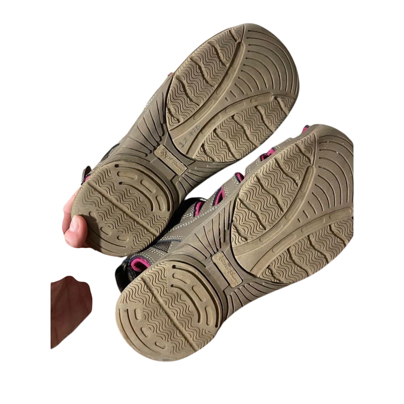 Eddie Bauer Marky Gorpcore Utility Hiking Sandal Pink Brown Closedtoe Watersport