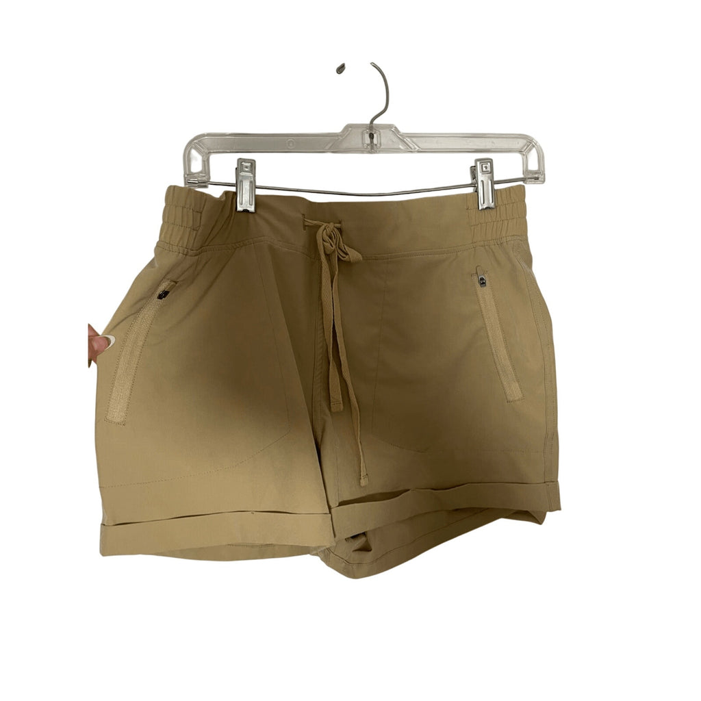 River & Rose Women’s Tan Utility Hiking Shorts Breathable Chino Gorpcore