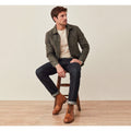 Aldo Cognac Leather Cap Toe Brogue Ankle Boots Lace-Up Dress Boots Men’s 13