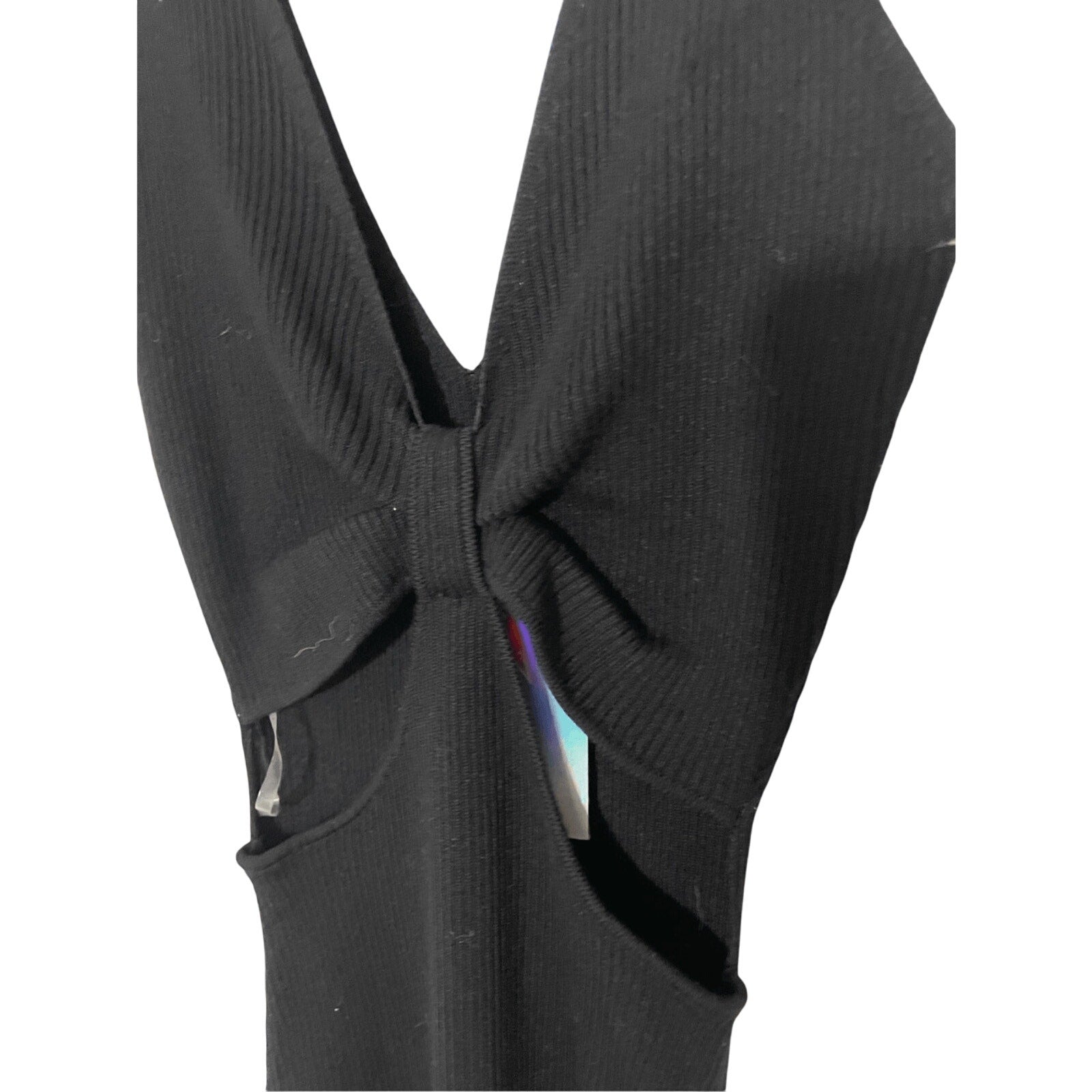 NWT Say What Body Con Cut Out Little Black Dress Revenge Dark Romantics Fitted