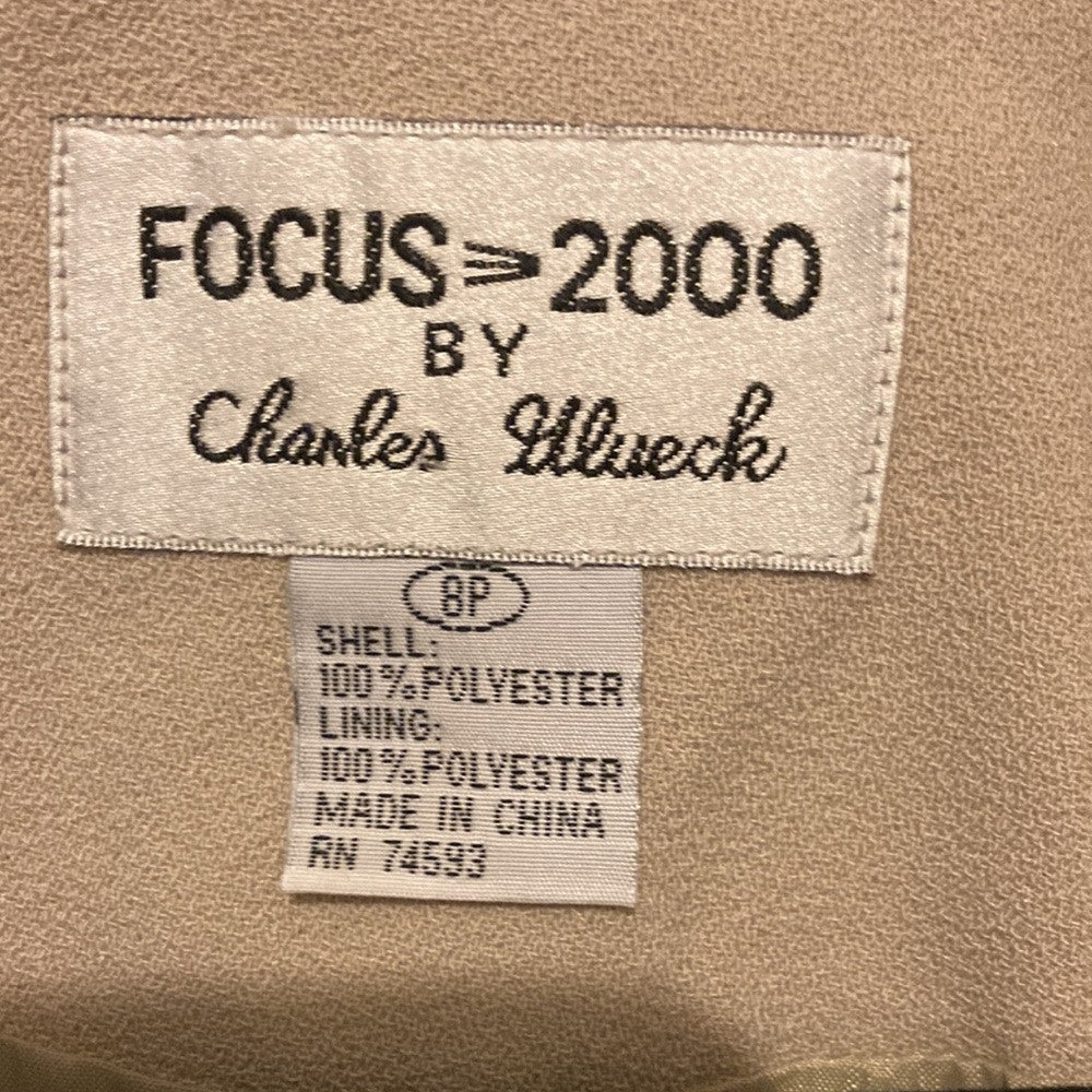 Focus 2000 Charles Glueck Vintage Cafe Blazer