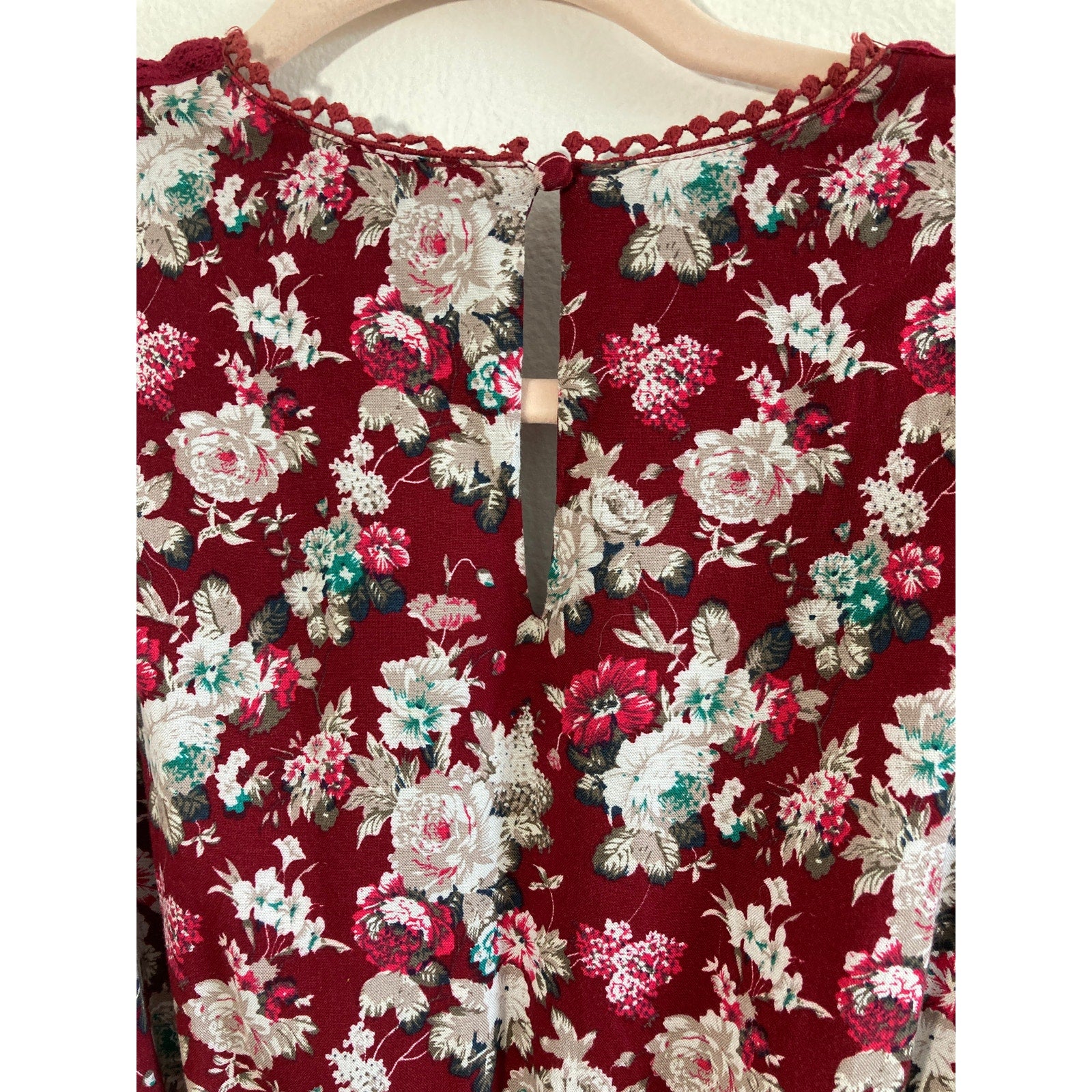 Loveriche Bohemian Small Dainty Floral Maxi Dress