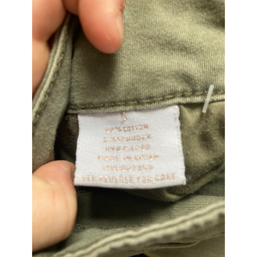 Tinseltown Green Raw Hem Cotton Green Gorp Core  Utility Hiking Jeans SZ 5