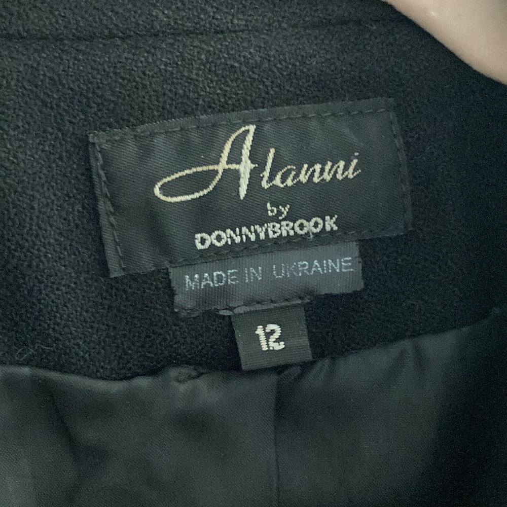 Alanni by Donny Brook Vintage Wool Button Down Old Money SZ 12 Blazer